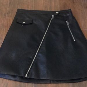 Leather skirt